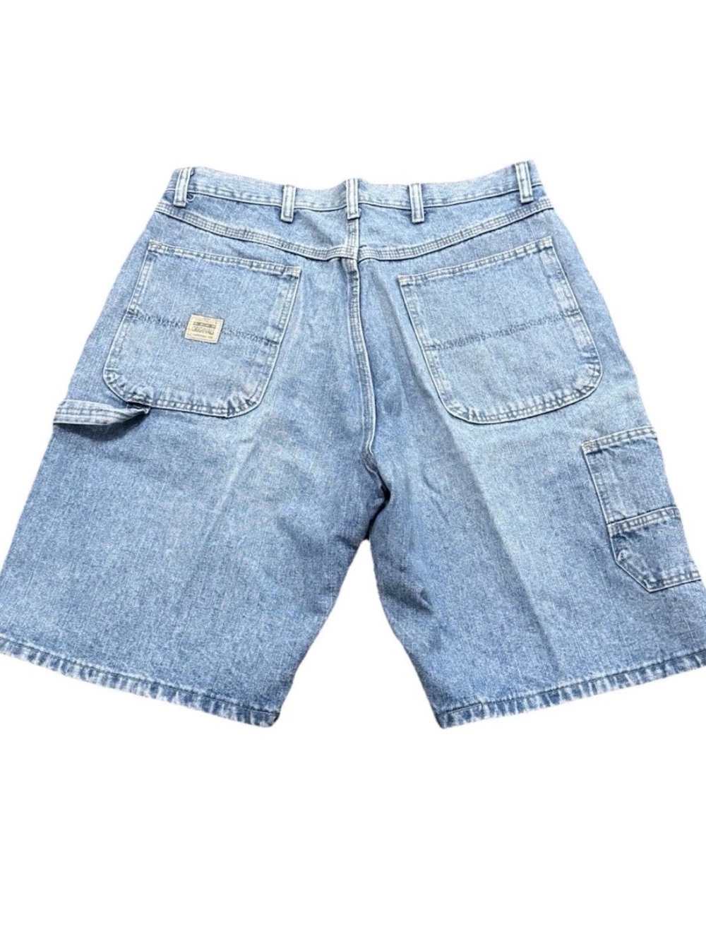 Wrangler originals Light Wash Denim Carpenter Shorts - Men size 34